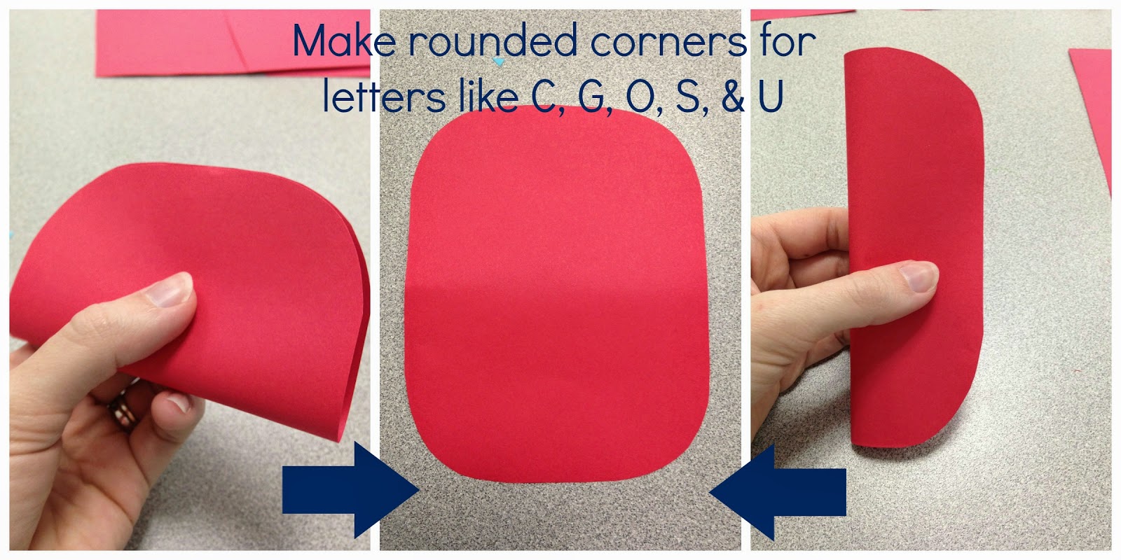 the Morgan's: How to Cut Out Perfect Letters