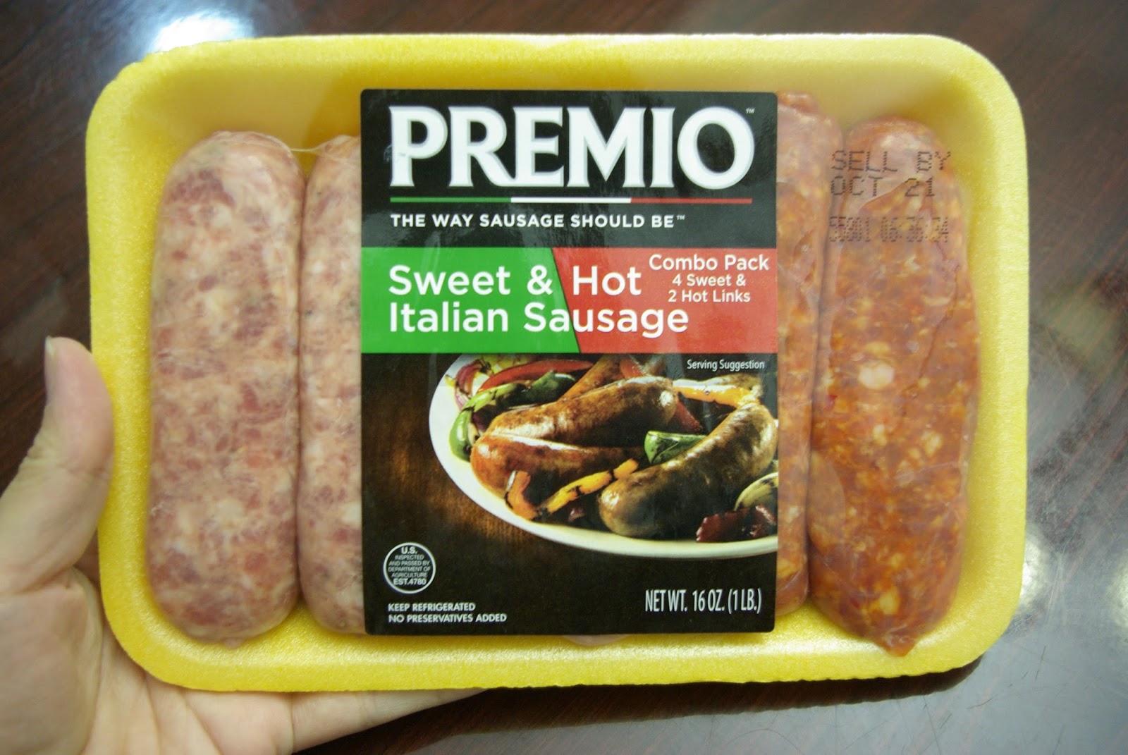 Mom's Tried and Tested Sweet and Hot Italian Sausage for Dinner! 
