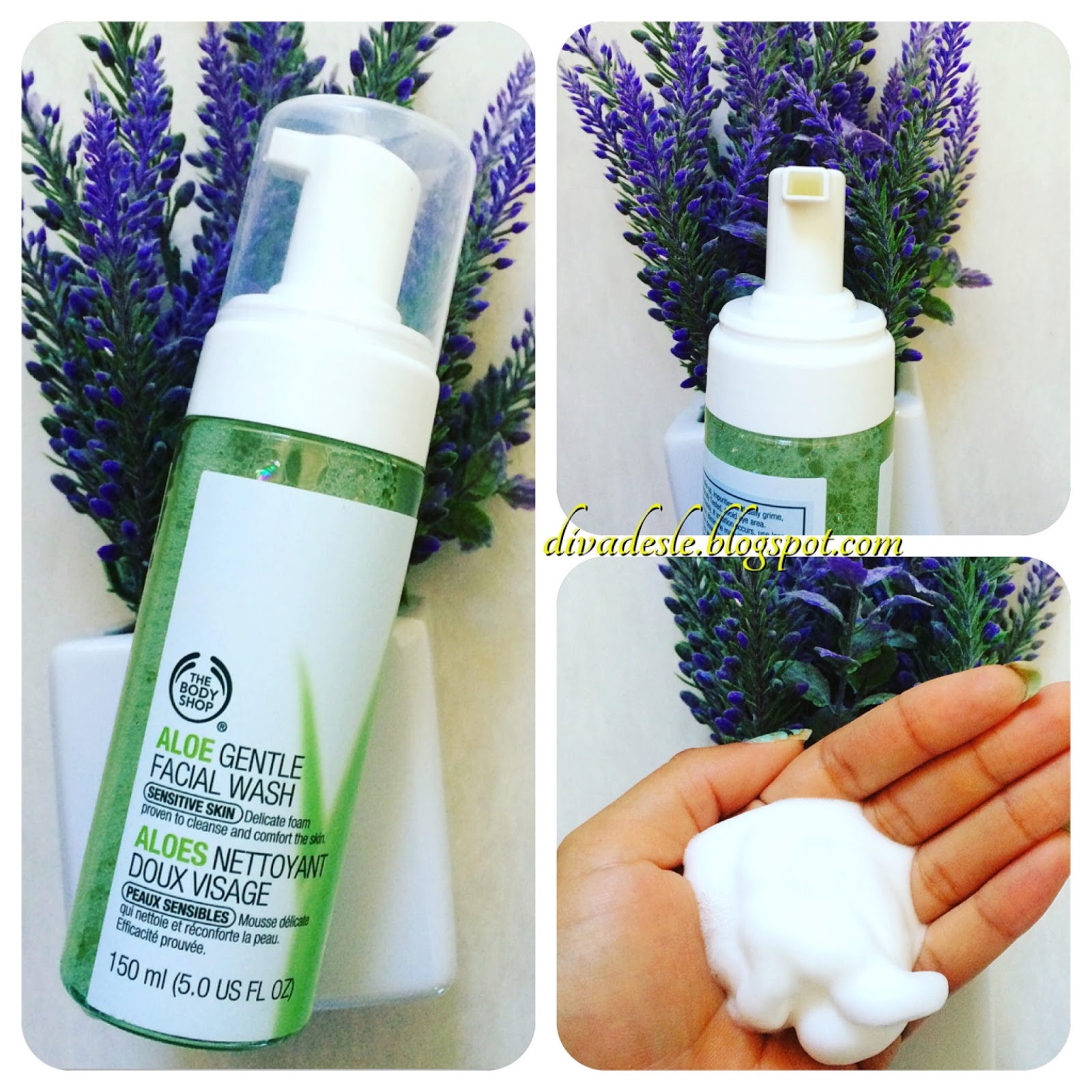 The Body Shop Aloe Gentle Facial Wash Review Diva Desle
