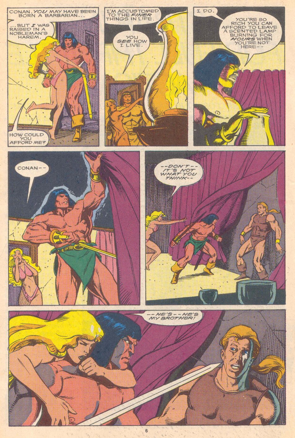 Read online Conan the Barbarian (1970) comic -  Issue #228 - 6