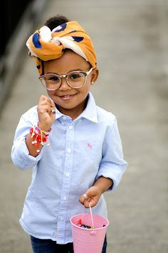 Cute kids know how to rock African head wraps Cute kids know how to rock African head wraps