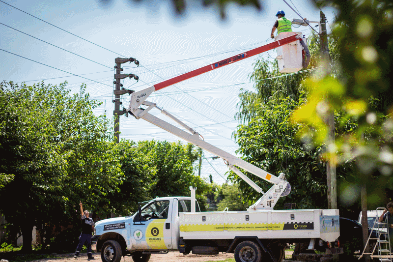 Modernización Quilmes consolida un sistema de alumbrado público cada