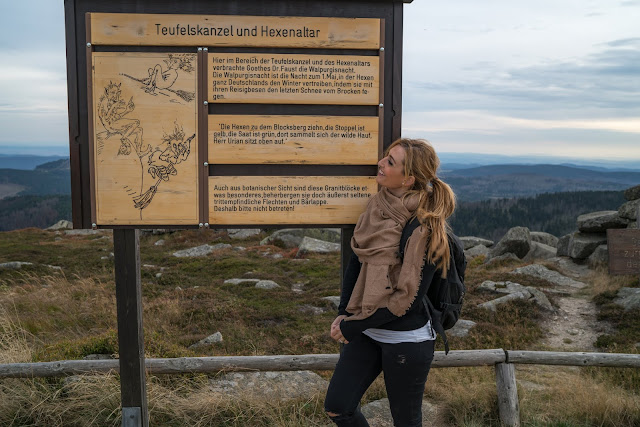 Sonnenuntergangstour im Harz  Der Goetheweg auf den Brocken  Wandern in Bad Harzburg 16