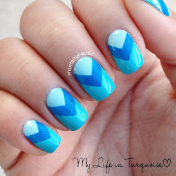 nail nails turquoise chevron awesome torquise awsome