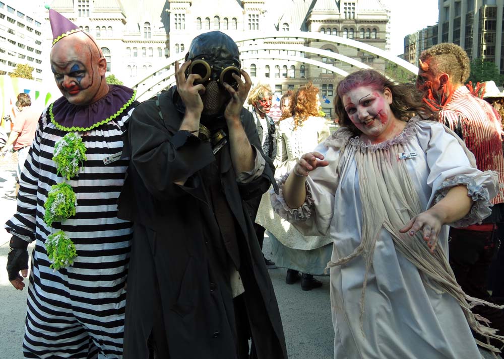 Toronto Grand Prix Tourist A Toronto Blog Zombies promote Halloween