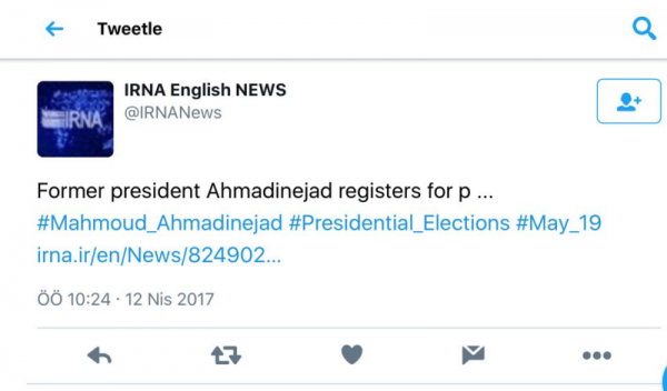 İran'da Ahmedinejad sürprizi!