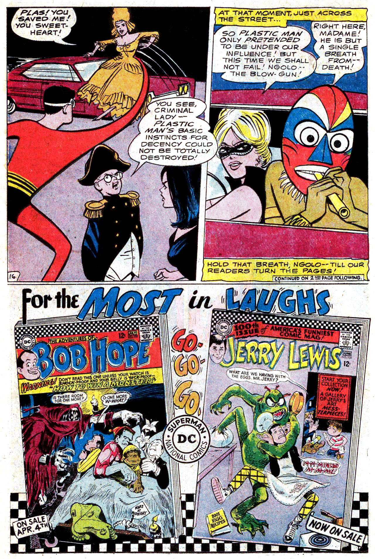 Read online Plastic Man (1966) comic -  Issue #4 - 18