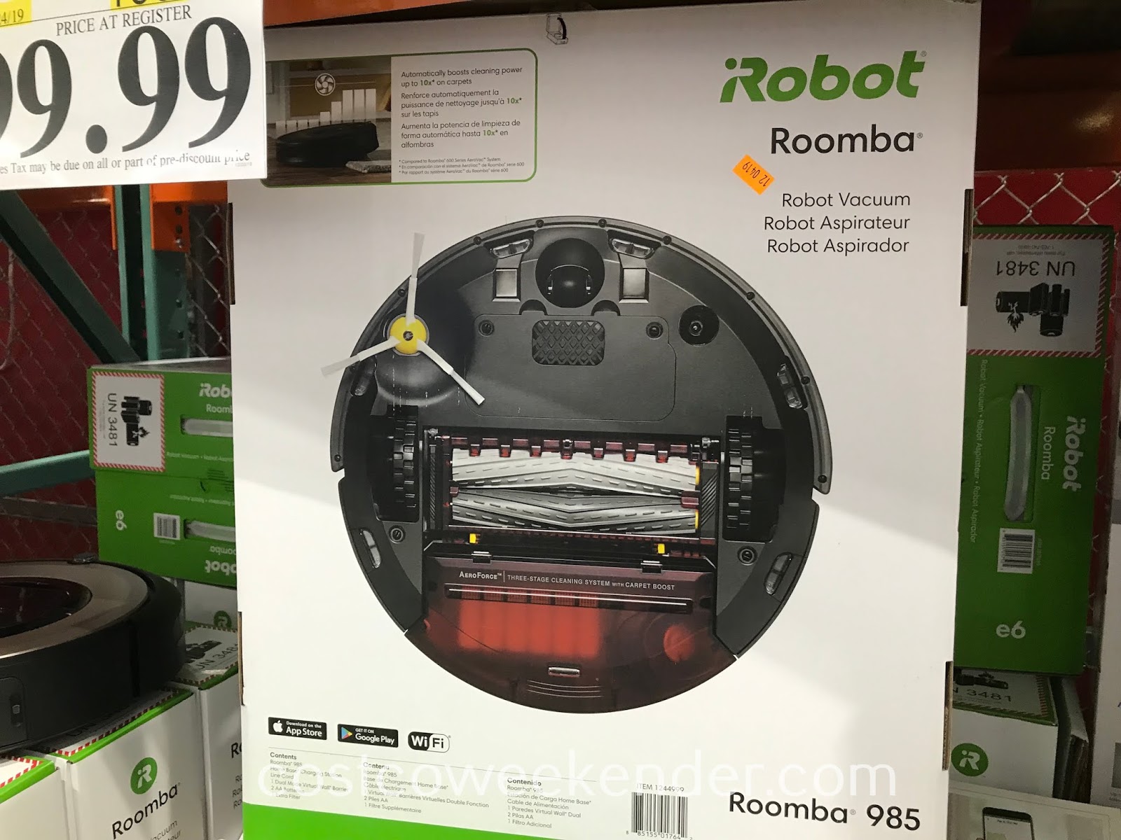 iRobot Roomba 985 Robot Vacuum Costco Weekender