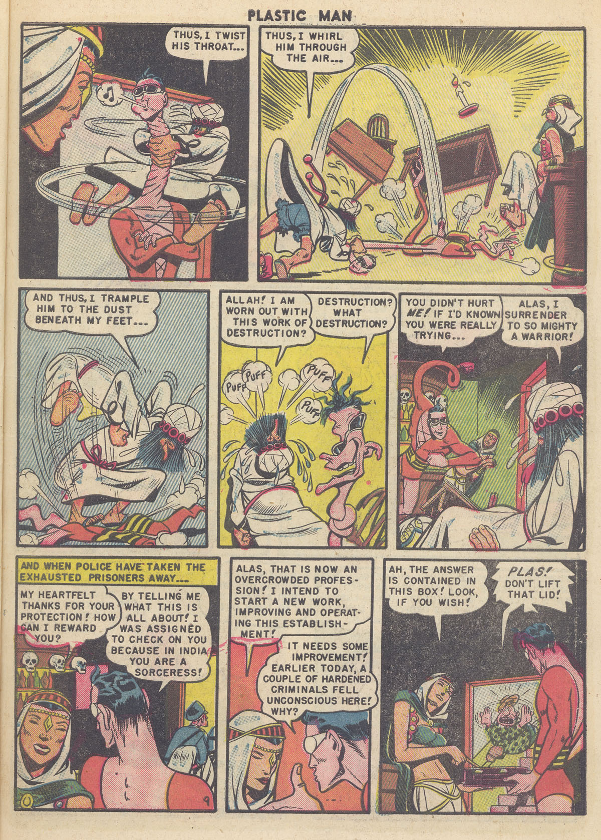 Read online Plastic Man (1943) comic -  Issue #24 - 11