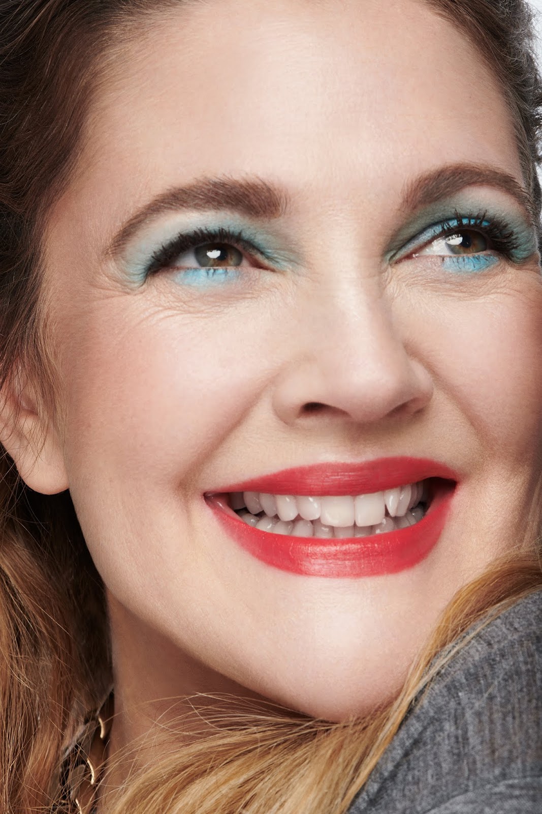 Drew Barrymore New Beauty Magazine Cover Flower Beauty Editorial April