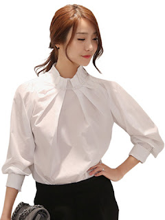 Model baju blouse wanita terbaru gaya masa kini
