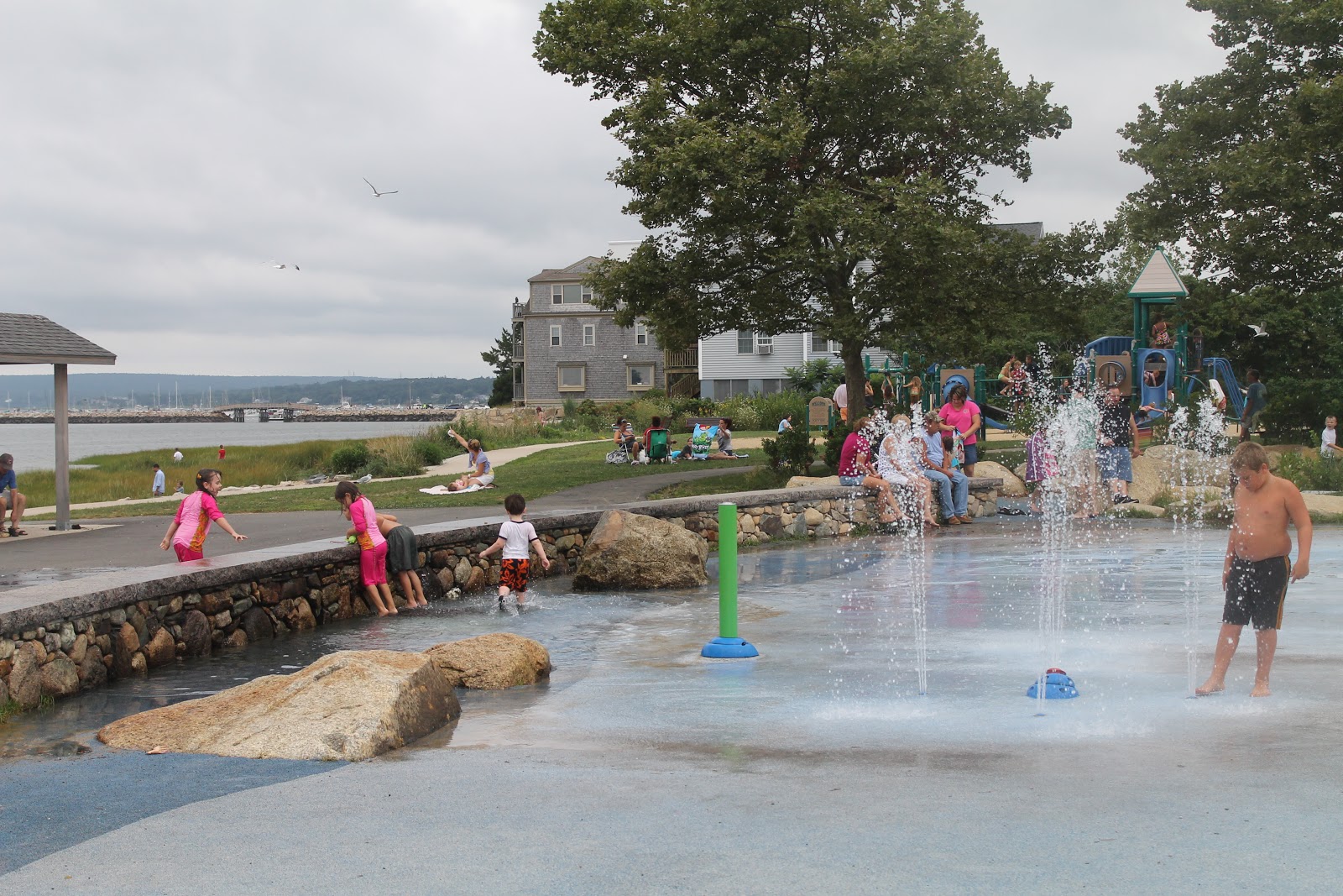 Plymouth splash park, Midland opens spray parks, splash pad for season