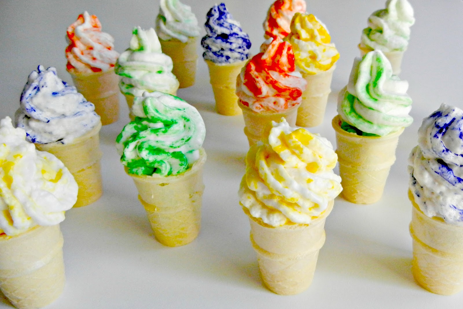 Sugar Swings Serve Some mini  marshmallow ice  cream  cones