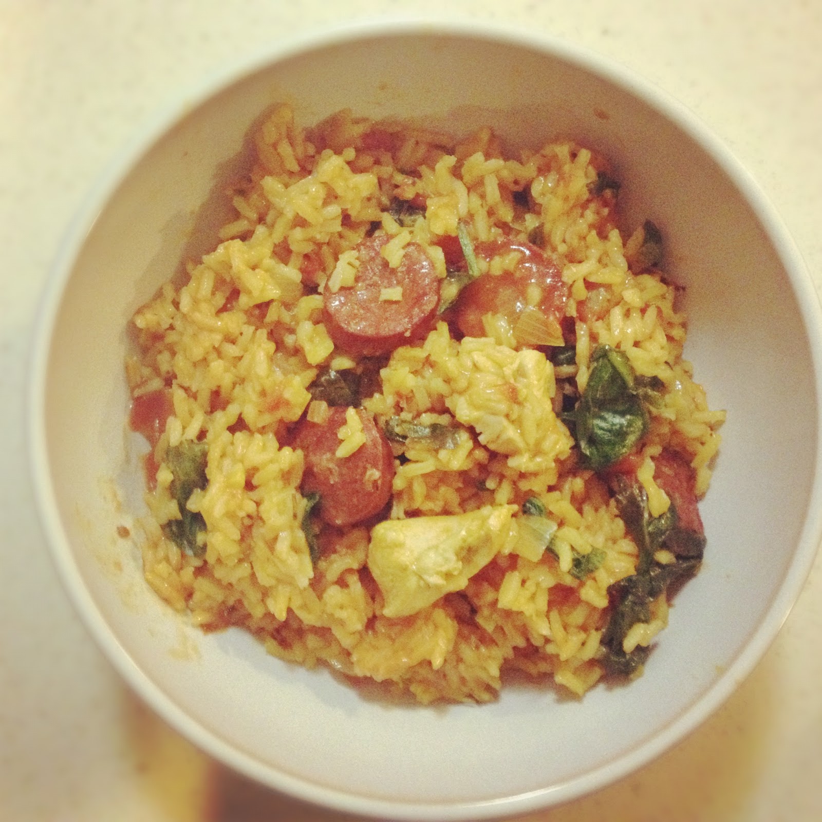 SOULFUL HEALTHY LIVING TURMERIC RISOTTO WITH CHICKEN & CHORIZO