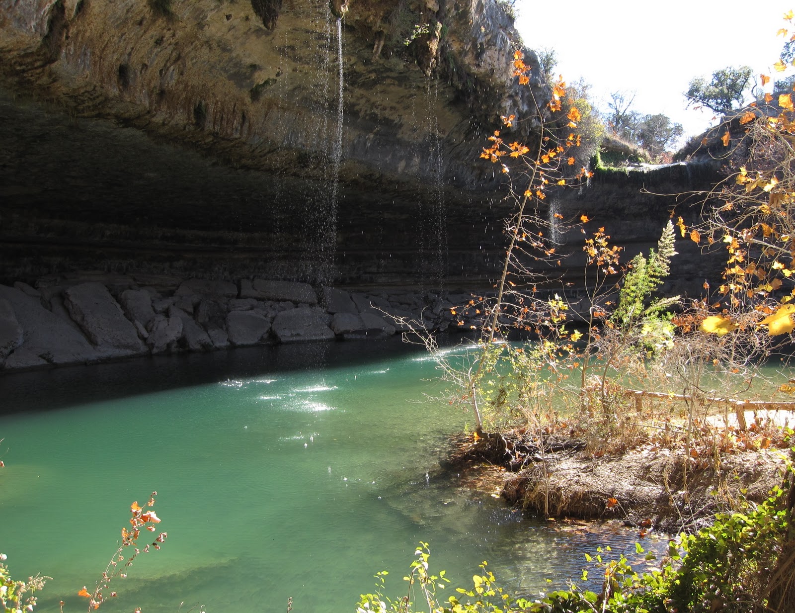 Travel Trip Journey : Hamilton Pool Natural Preserve, Austin, Texas