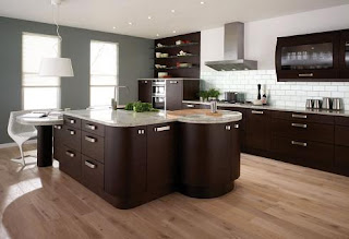 Diseños de cocinas color marrón - Colores en Casa