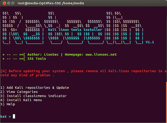 2 Cara Install Tools Kali Linux Di Debian, Ubuntu Dan Linux Mint Katoolin