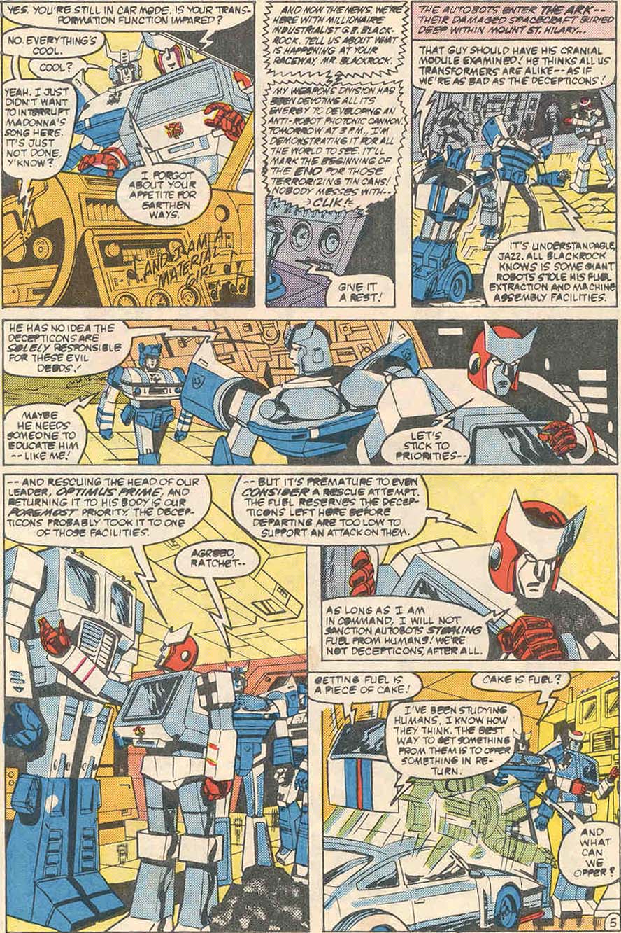 The Transformers (1984) issue 9 - Page 6