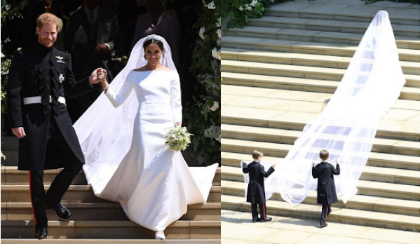meghan markle wedding veil commonwealth