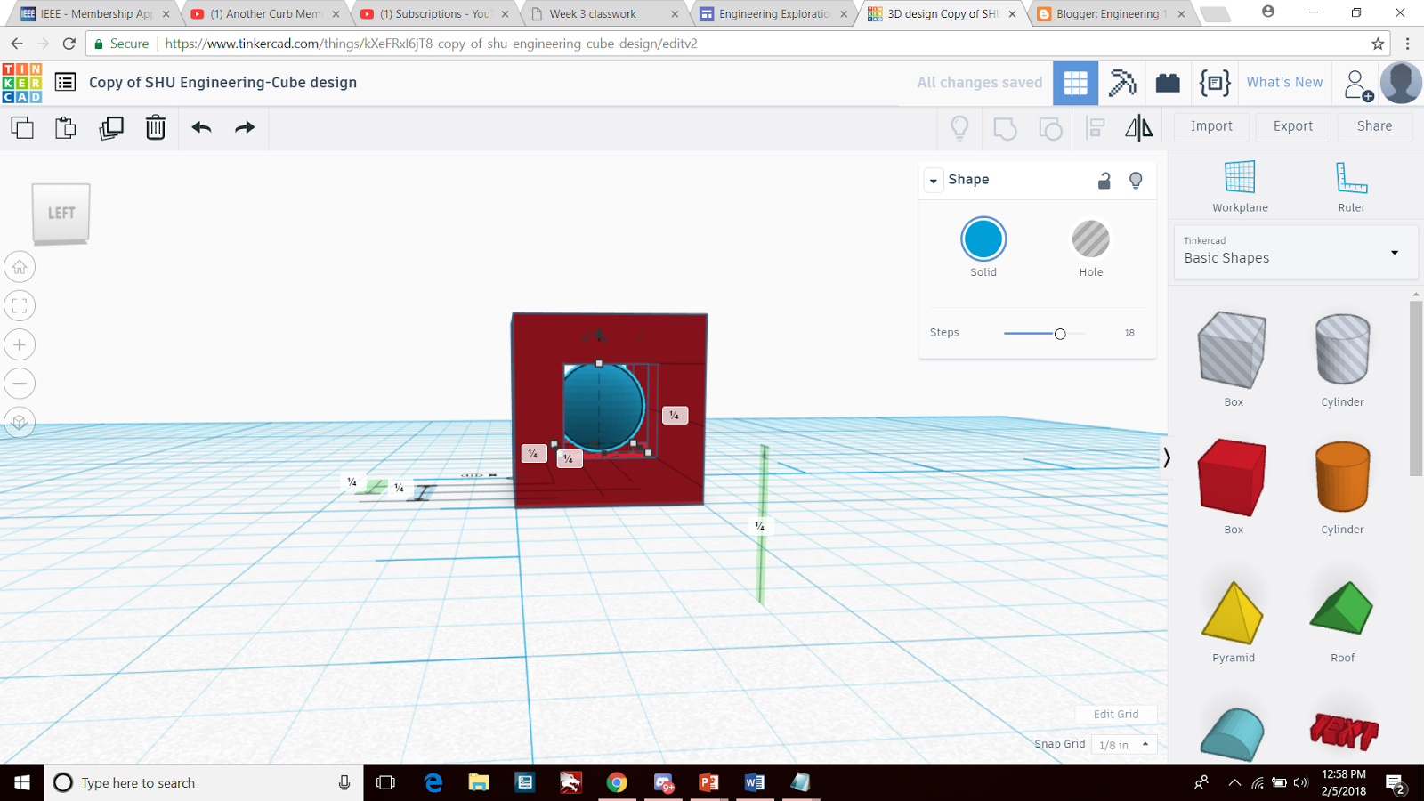 Murtagh TinkerCad Cube (TinkerCad Explorations)