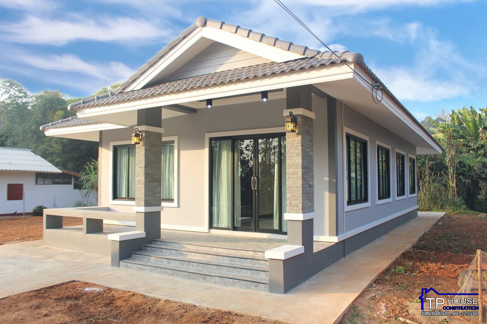 แบบบ านช นเด ยว สไตล คอนเทมโพราร สวย ด ด ร วมสม ย พ นท ใช สอย140 ตร ม งบก อสร าง 9 แสน 1 2 ล านบาท by ช างบ ลtp hous ด ไอเด ย บ าน