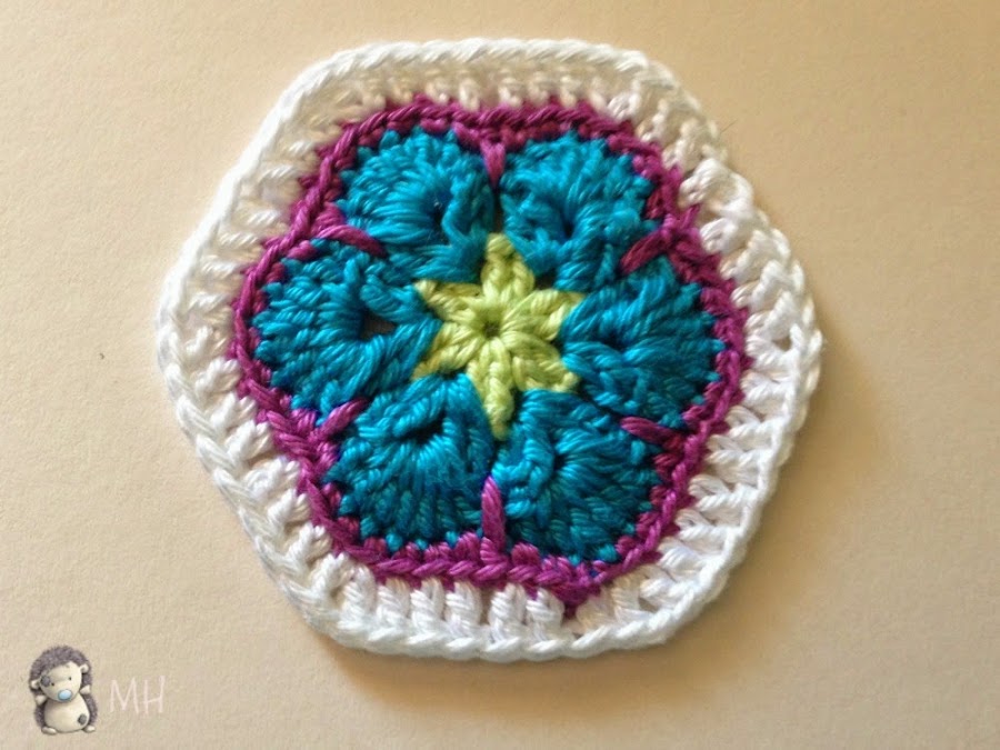 Flor africana a crochet