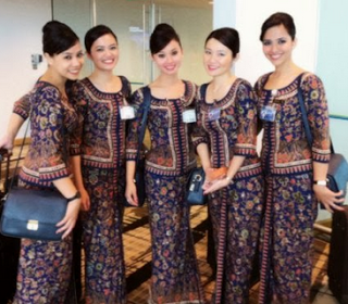 Contoh Batik Untuk Pramugari Terbaru Contoh Batik Untuk Pramugari Terbaru