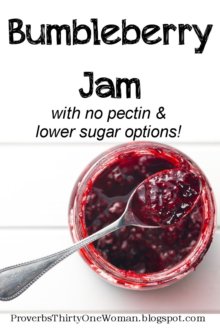 Bumbleberry (Mixed Berry) Jam with no pectin, lower sugar options