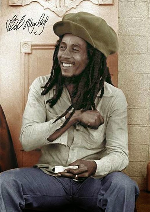 Bob Marley as featured at http://www.jinglejanglejungle.net/2014/12/bob-marley.html