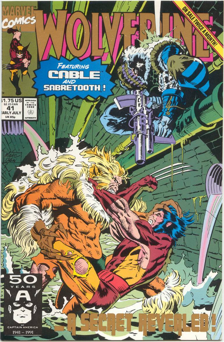 Read online Wolverine (1988) comic -  Issue #41 - 1