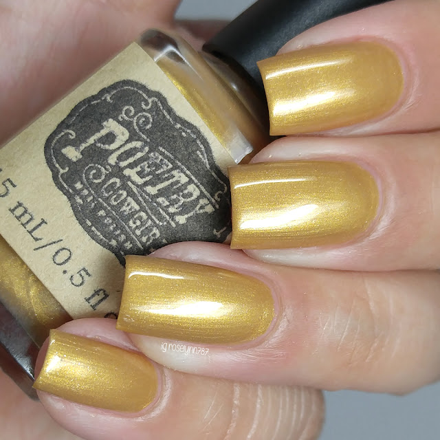 Poetry Cowgirl Nail Polish - Gold Trinkets