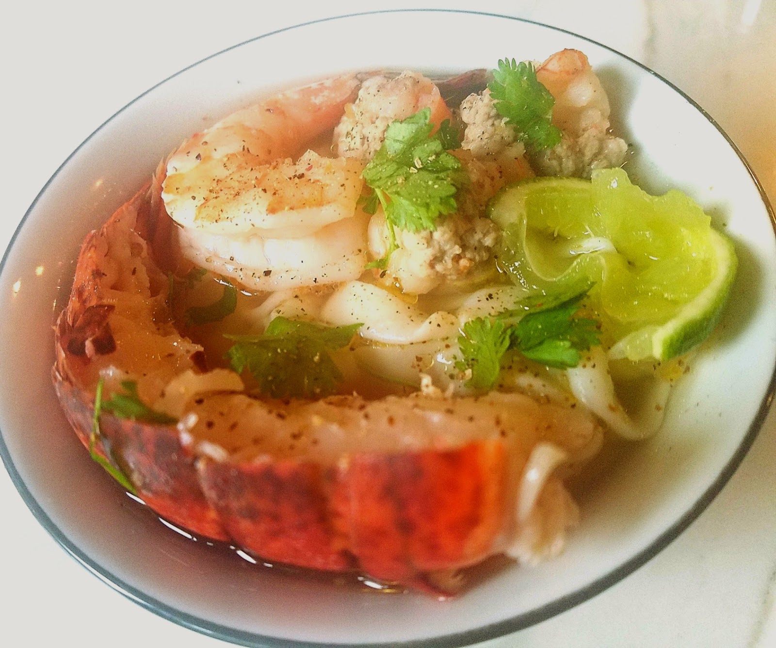 Red Kitchen Recipes Lobster Noodle Soup