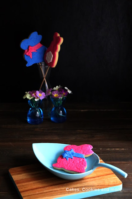 Anleitung und Rezept für Cookie mit Fondant - Osternkekse