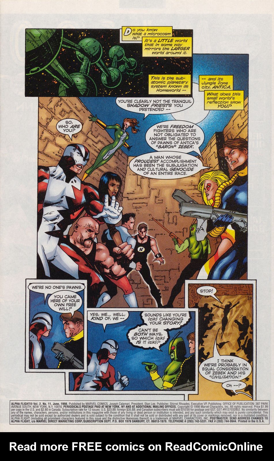 Read online Alpha Flight (1997) comic -  Issue #11 - 2