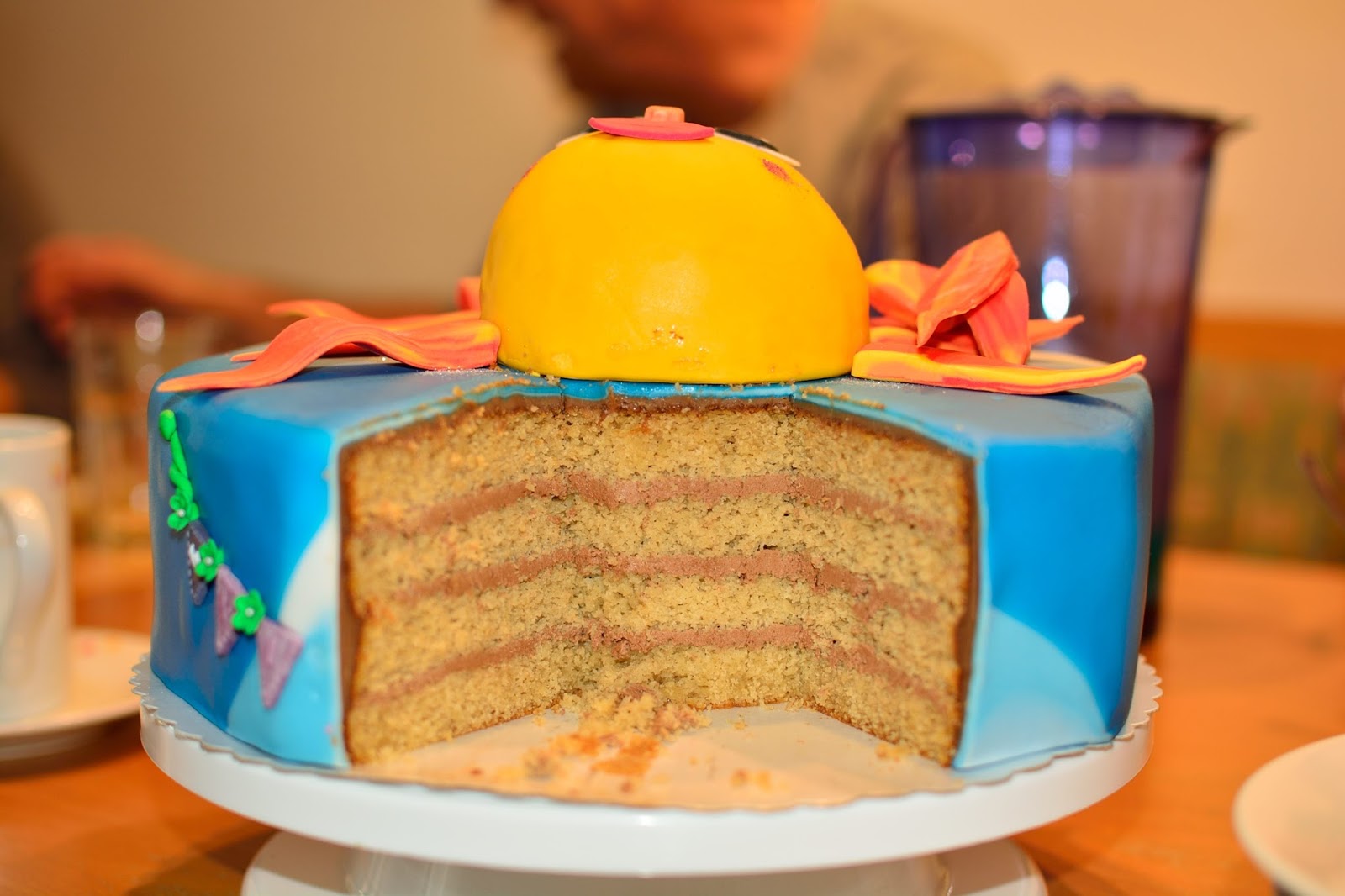 &amp;quot;Rot-Knäppchen&amp;quot; backt...: 04.10.2015 - Sonnentorte für Victoria / Sun-Cake