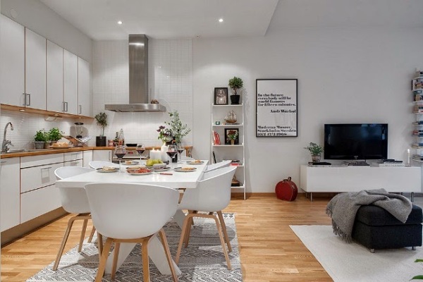 estantería en forma de escalera 