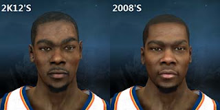 NBA2K12 Kevin Durant of OKC Cyber face Patch