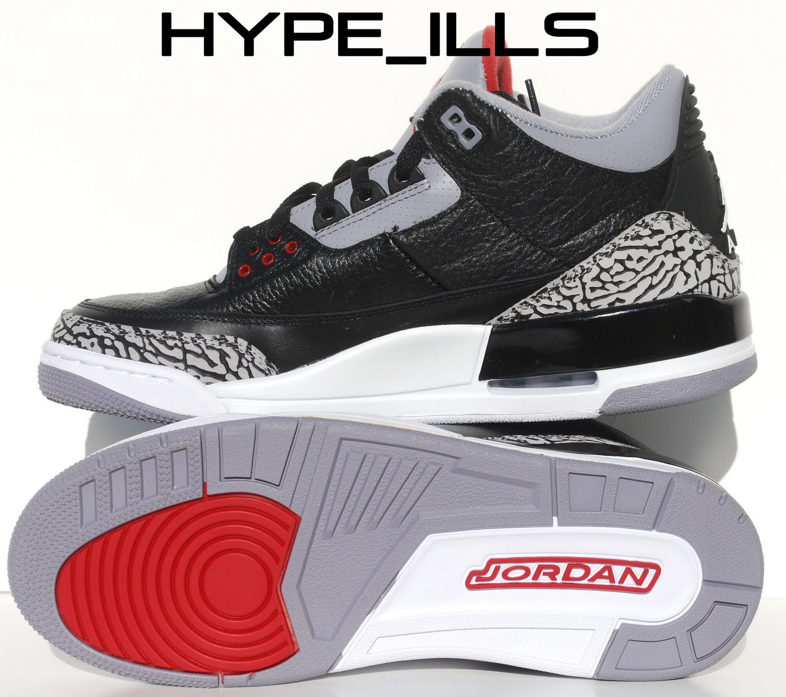 Hype ills: Nike Air Jordan III Retro "Black/Cement" 2011