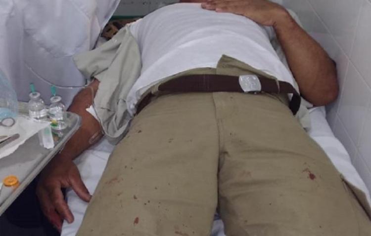 Homem invade posto da PM e esfaqueia sargento em Nova Canaã