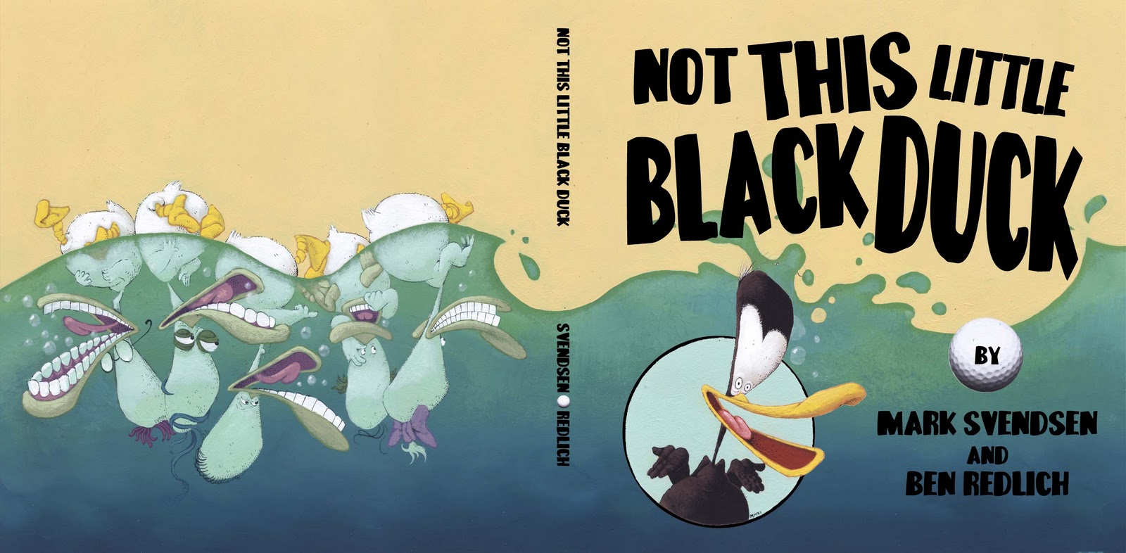 Ben Redlich Illustrator: DUCK THE WONDER DUCK aka NOT THIS LITTLE BLACK