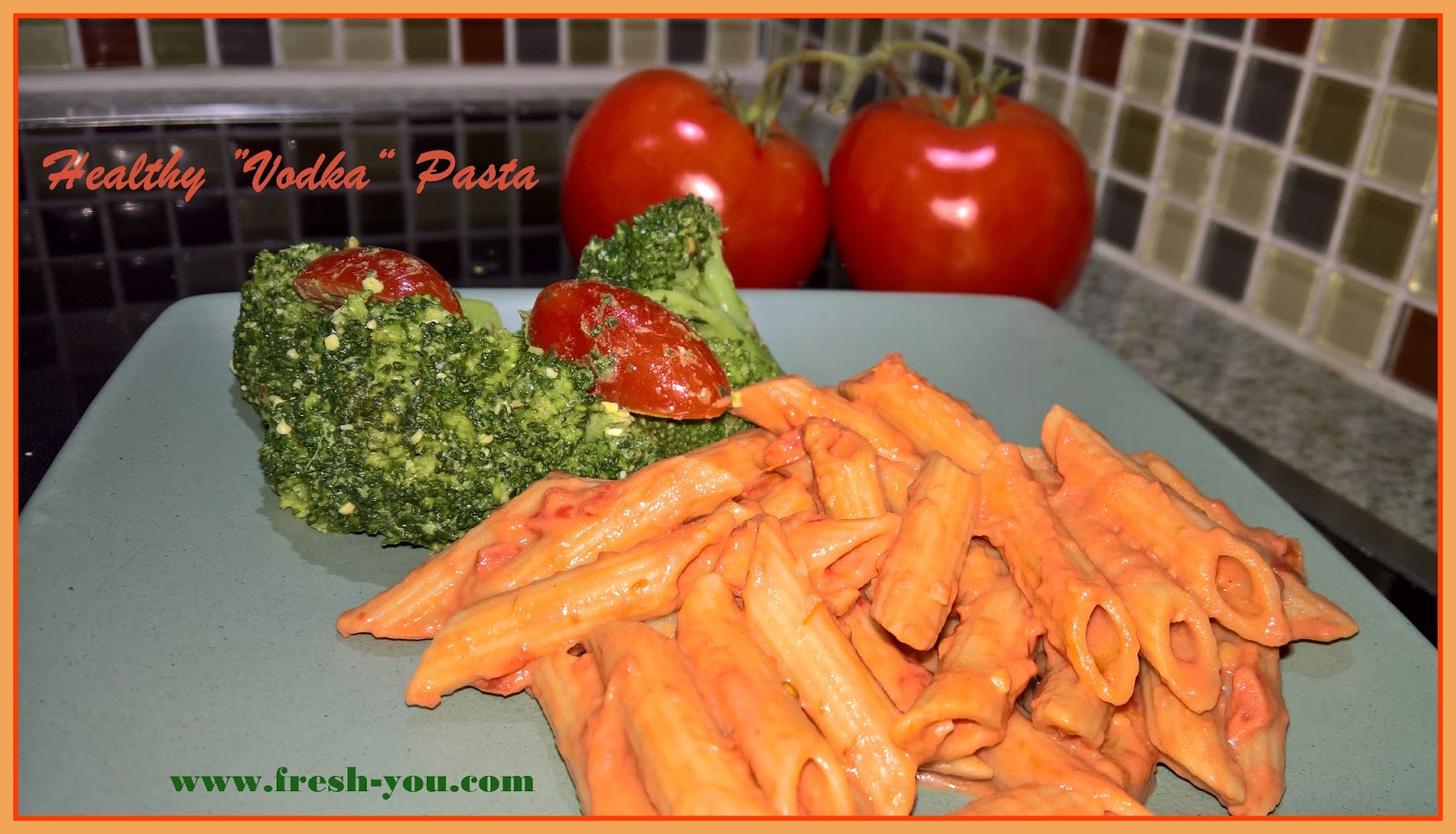 FreshYou Nutrition, Fitness, and Wellness Spicy "Vodka" Pasta