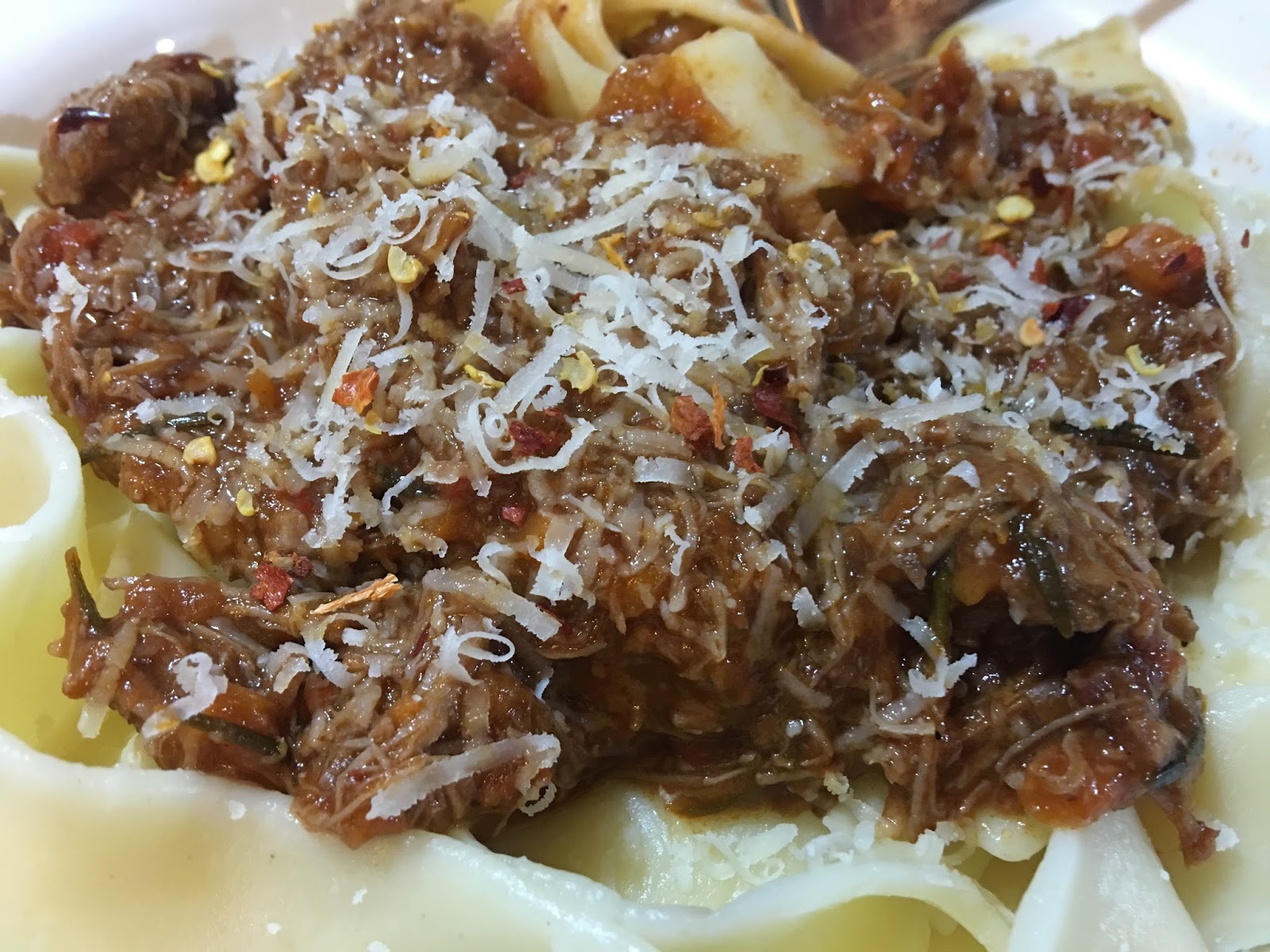 a dash of flavour Slow Cooked Beef and Pancetta Ragu
