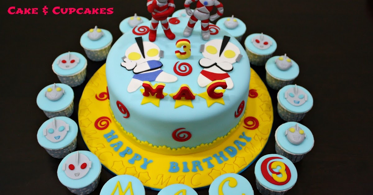 Ultraman Birthday Cake Design Ultraman Birthday Cake Design