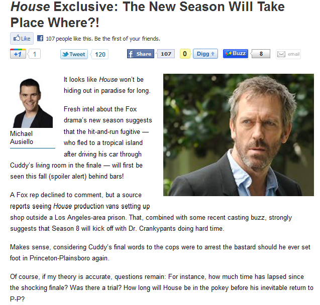 [H]ouse MD Reviews Dissecting House When The Cat Is Locked Up, The