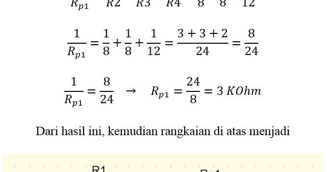 Contoh Soal Rangkaian Seri Paralel Dan Campuran SOALNA