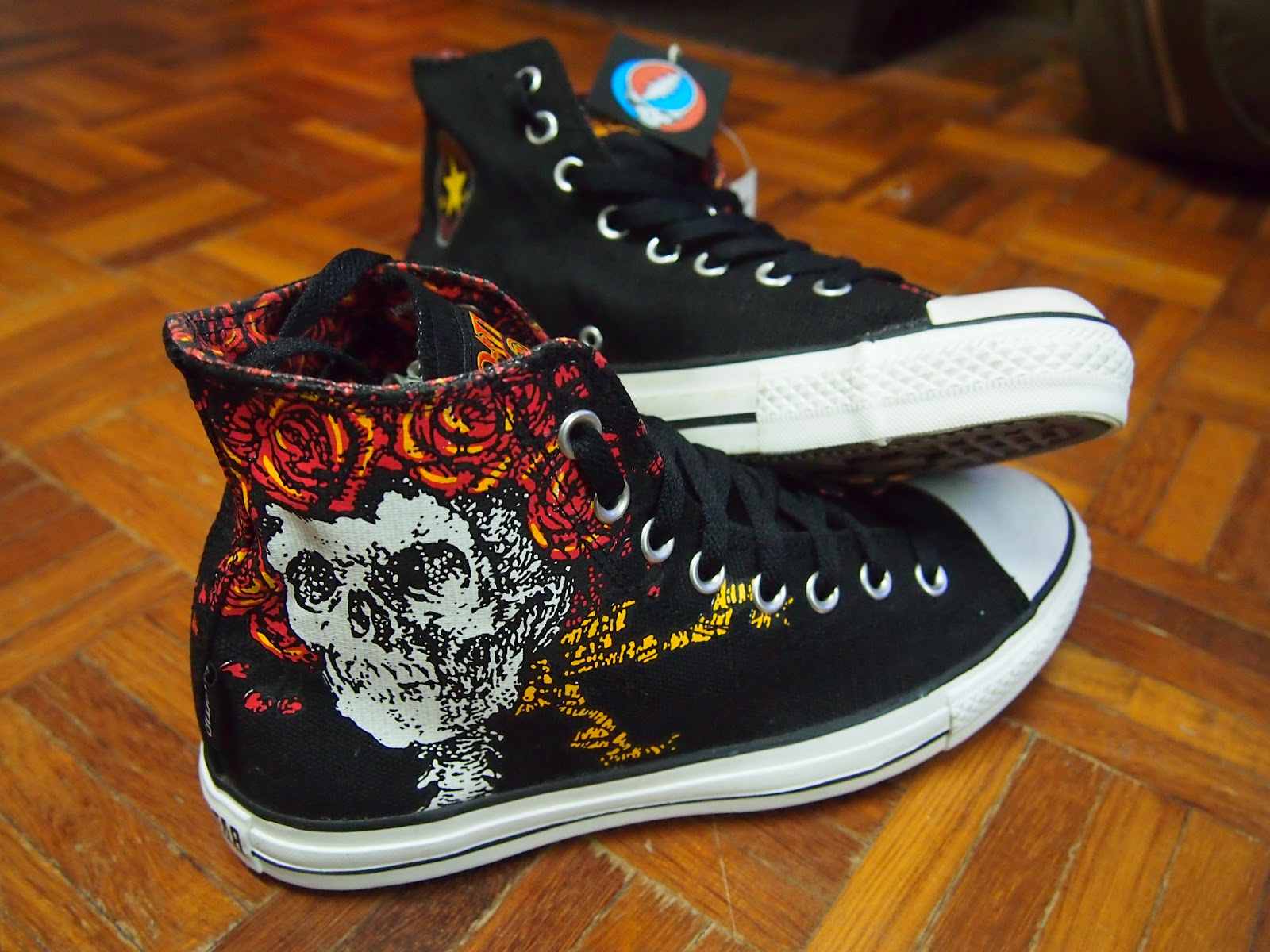 BoramBoran.โบร่ำโบราณ Converse Shoe X GRATEFUL DEAD X