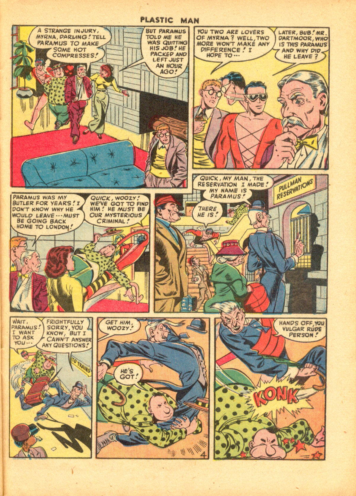 Read online Plastic Man (1943) comic -  Issue #9 - 39