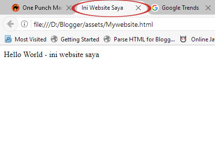 Belajar Html Dasar Pemula Menggunakan Notepad