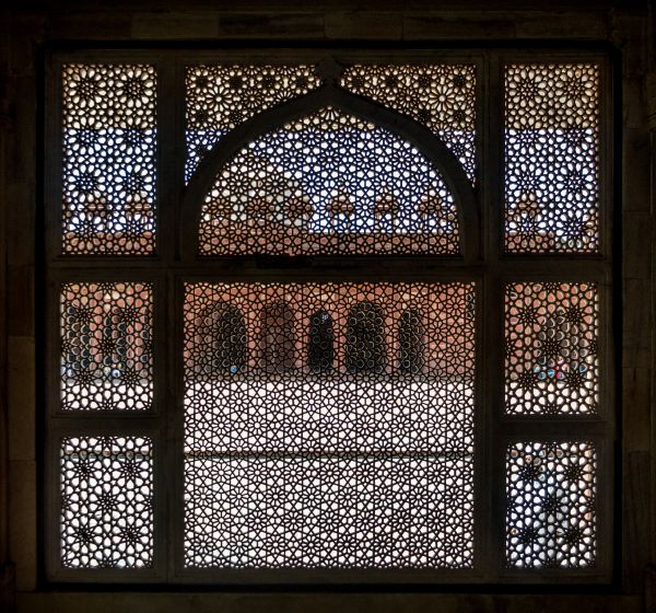 A latticed screen at the outer periphery of Salim Chishti's Dargah A latticed screen at the outer periphery of Salim Chishti's Dargah