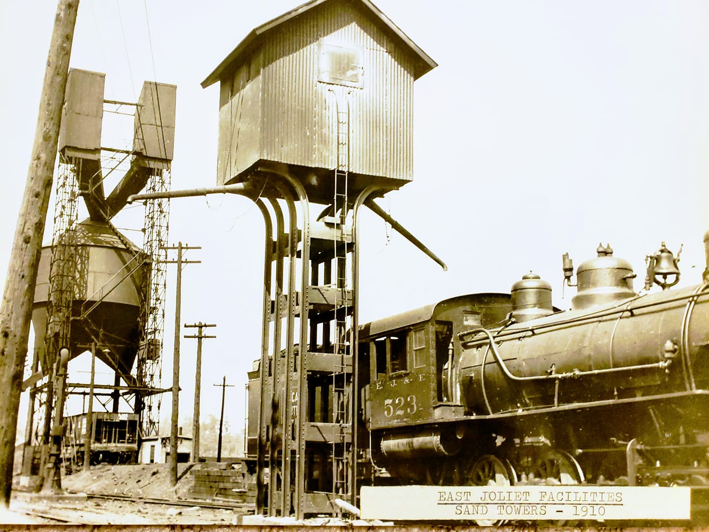 Industrial History Steam Servicing Towers Coal, Water and Sand
